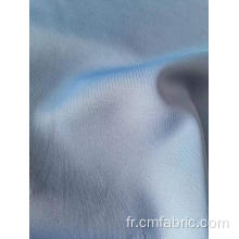 Tissu à la nulne à rayons en polyester en tricot